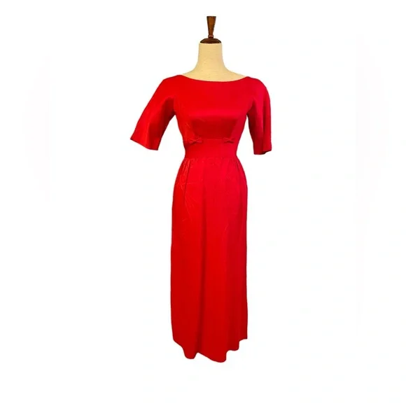 fitted lace wedding dress Zapaka Women Black Red Bridesmaid Dress with Beading Spaghetti Straps Mermaid Formal Dress with Criss Cross Back, Black Red / US8 main image 1